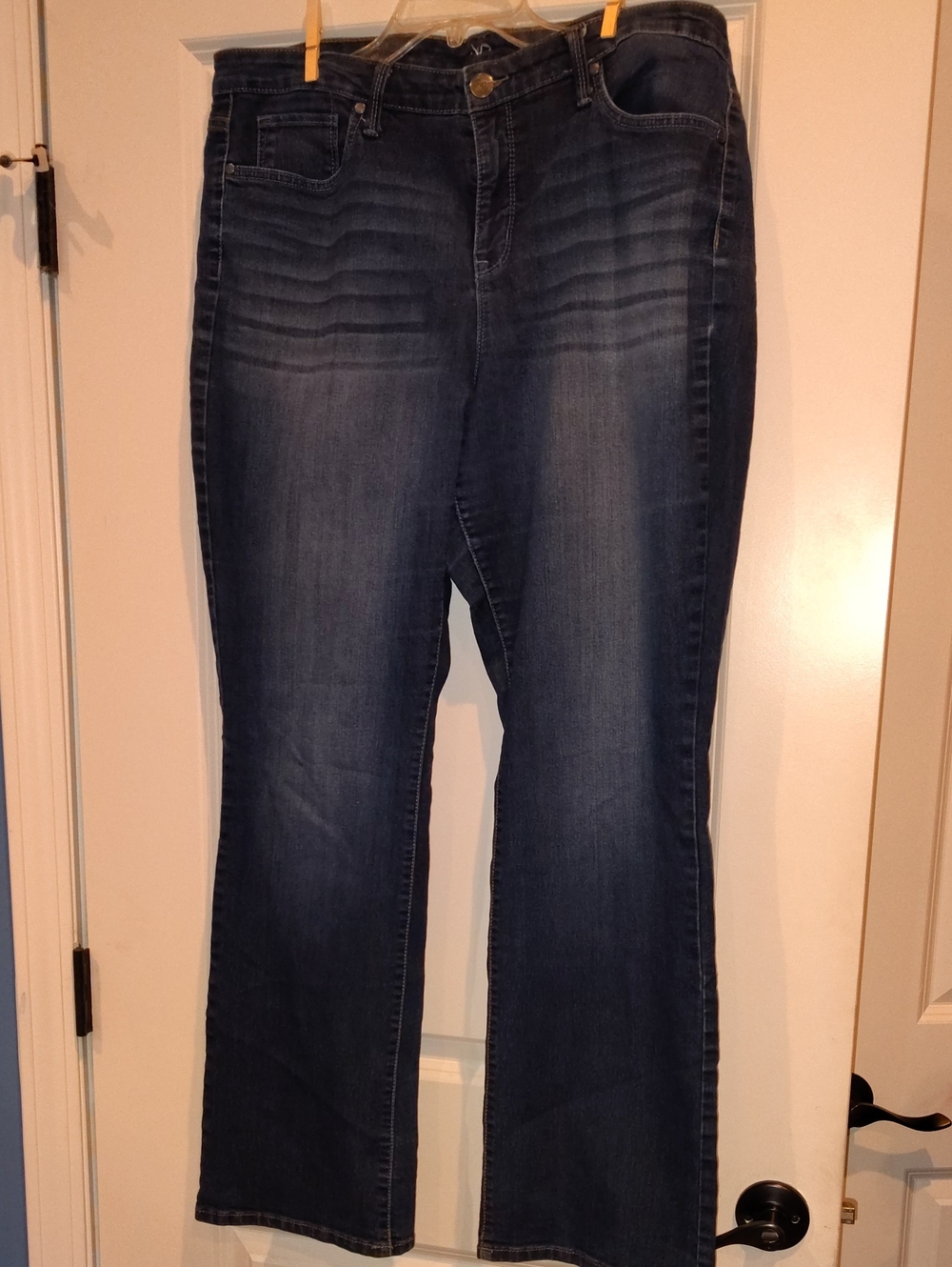 New York & Company Dark Blue Bootcut Jeans